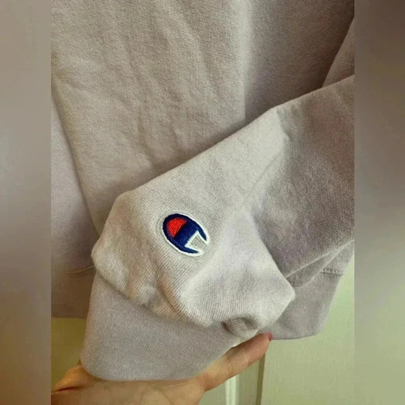 VTG Champion Myrtle Beach South Carolina Lilac Purple Sweatshirt Preppy Comfy - Picture 2 of 11